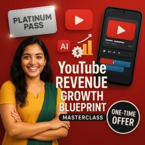 PLATINUM PASS - YouTube Revenue Growth Blueprint Masterclass + All Bonuses