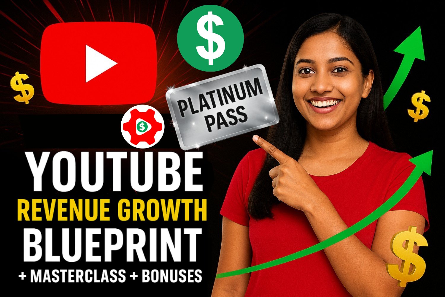 PLATINUM PASS – YouTube Revenue Growth Blueprint Masterclass + All Bonuses